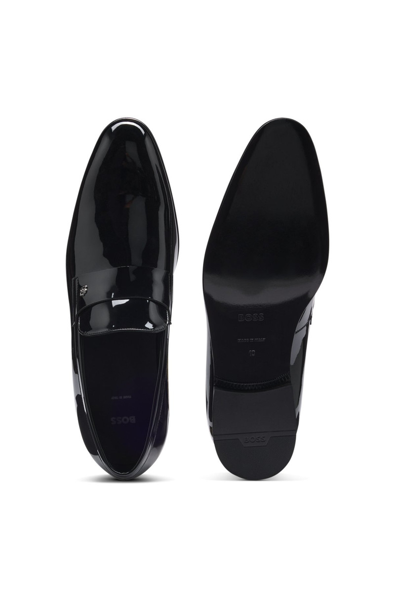 PENNY LOAFERS IN PATENT FAUX LEATHER 4