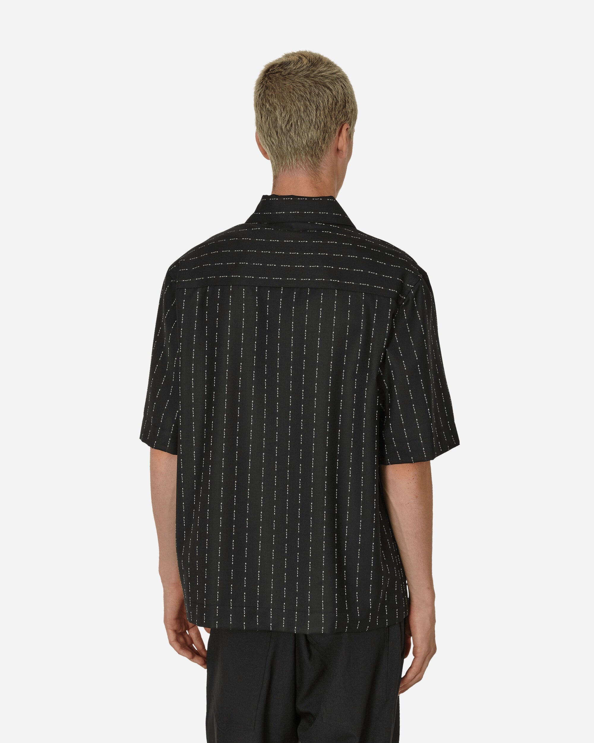 Pinstripe Shortsleeve Shirt Black - 3