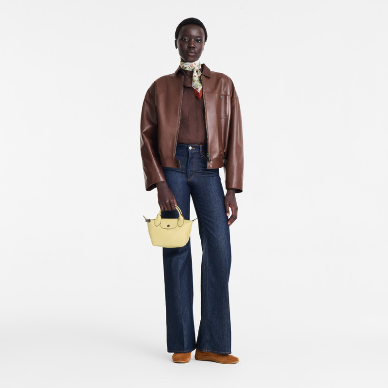 Longchamp Le Pliage Xtra XS Handbag Pistachio - Leather outlook