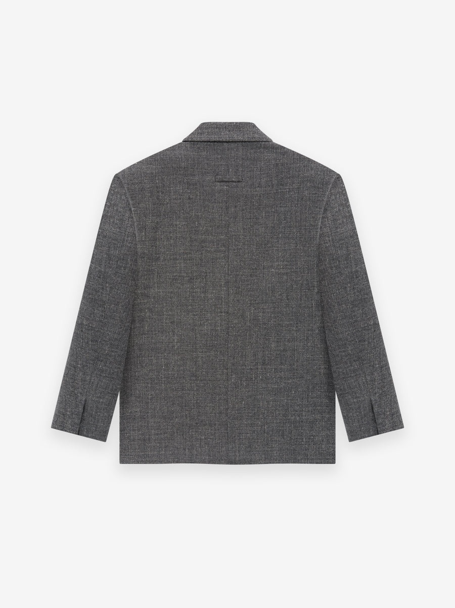Melange Wool Linen Classic Blazer - 2