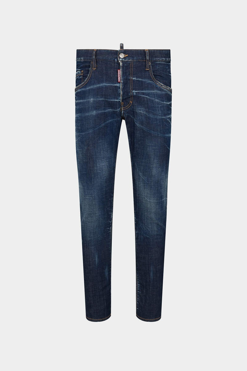 DARK CLEAN WASH SKATER JEANS 1