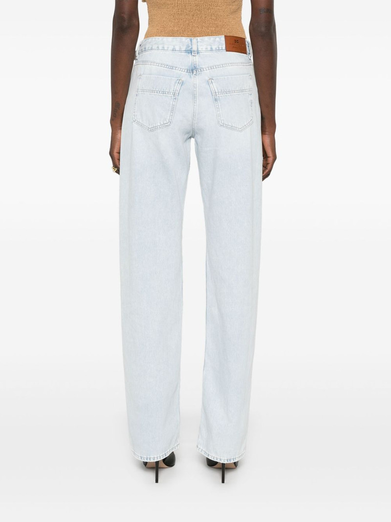 logo-detailed wide jeans 4