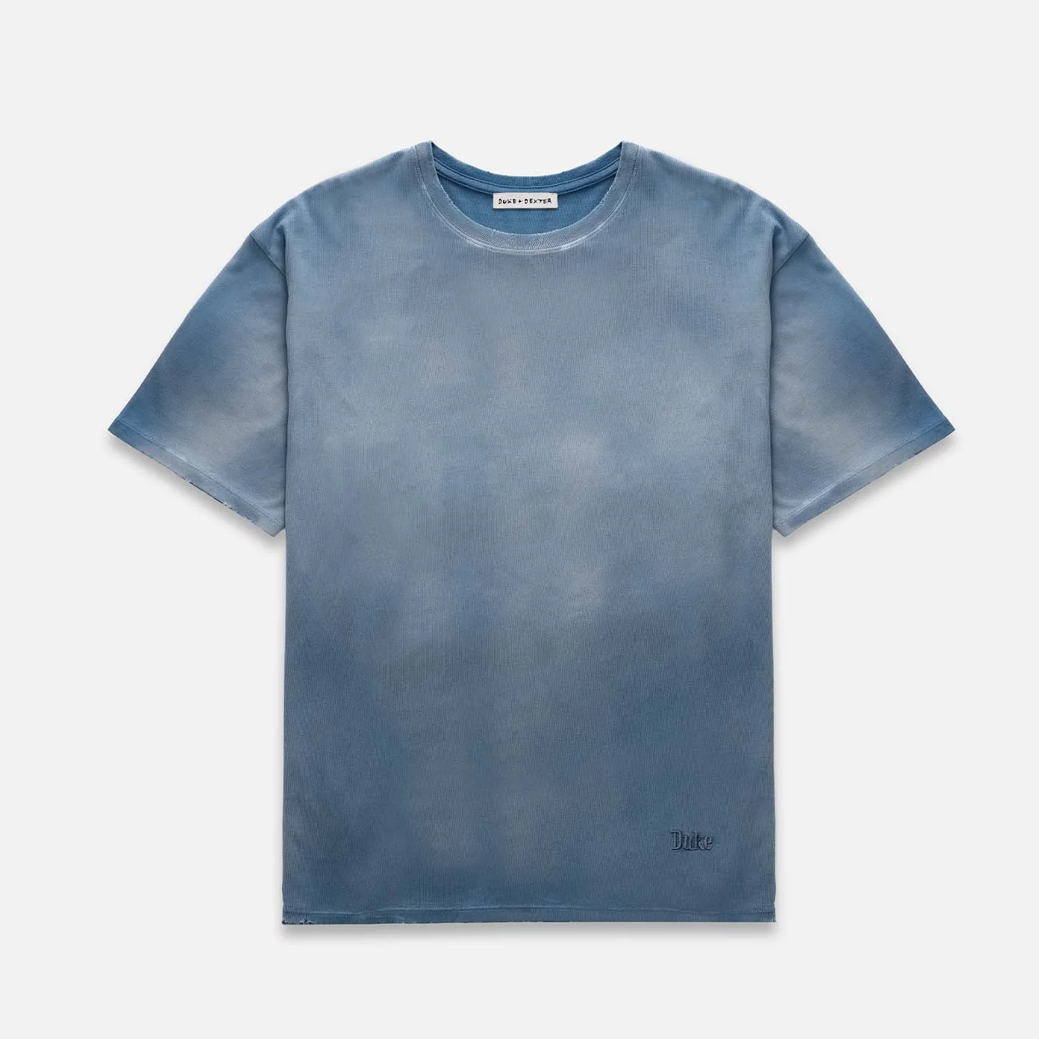 Sun Faded Workwear Washed Navy T-Shirt - 1