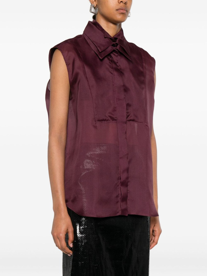 sleeveless button-down shirt 3