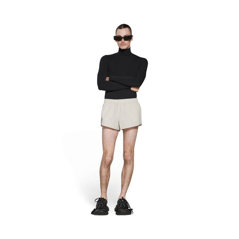 BALENCIAGA Running Shorts in Beige outlook