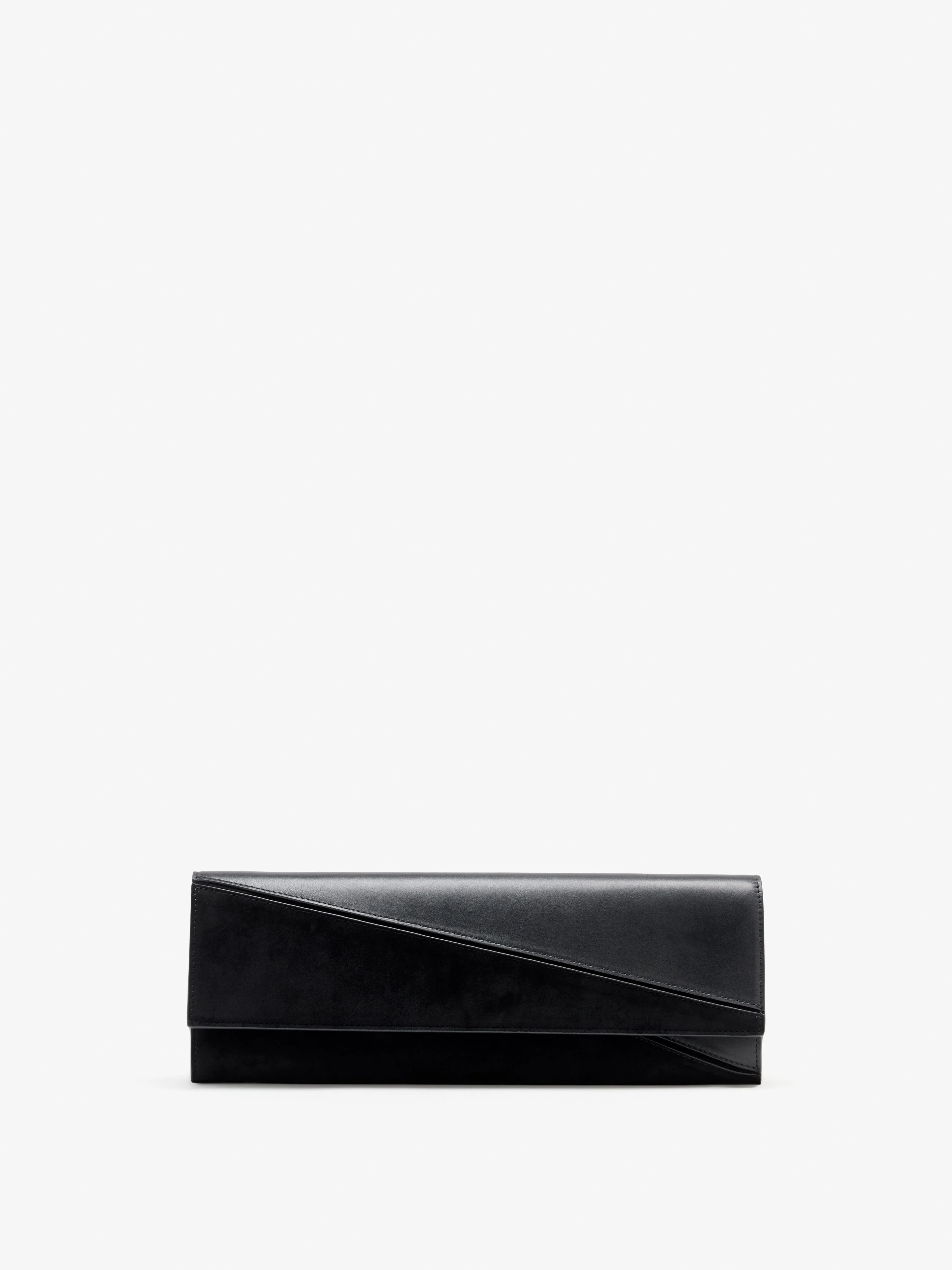 Hex Clutch in Smooth Calf and Lux Suede - 1