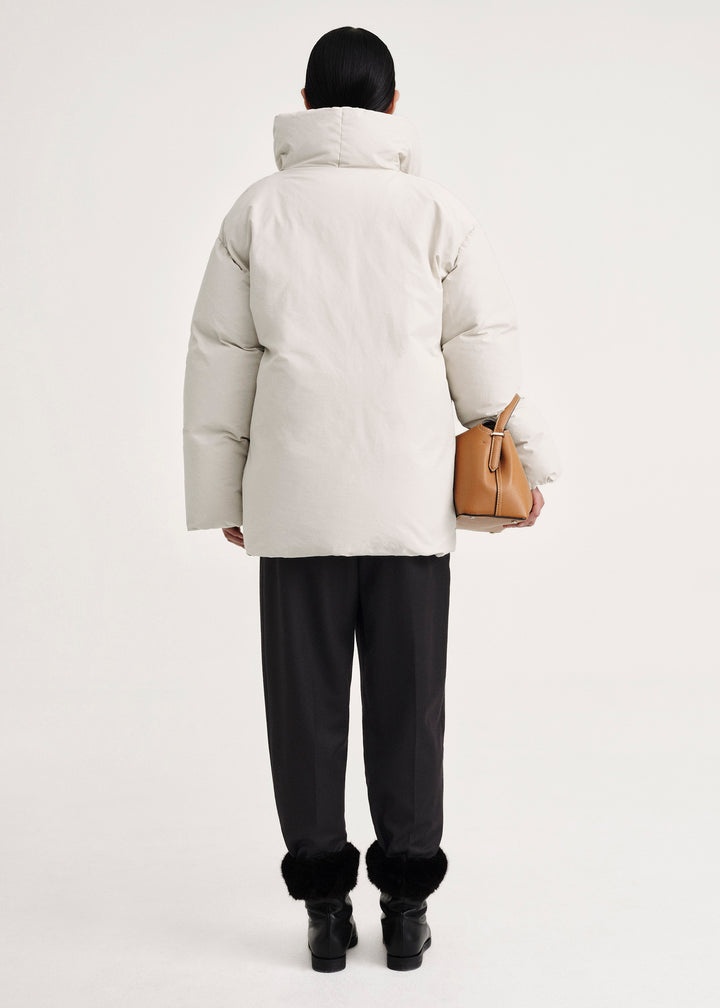 Signature down jacket ivory - 4