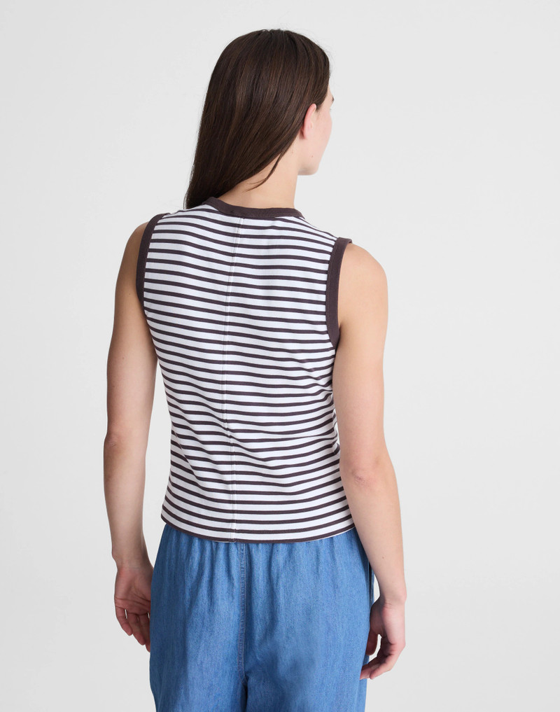 Madewell The '90s Shell Tank in Compact Cotton outlook