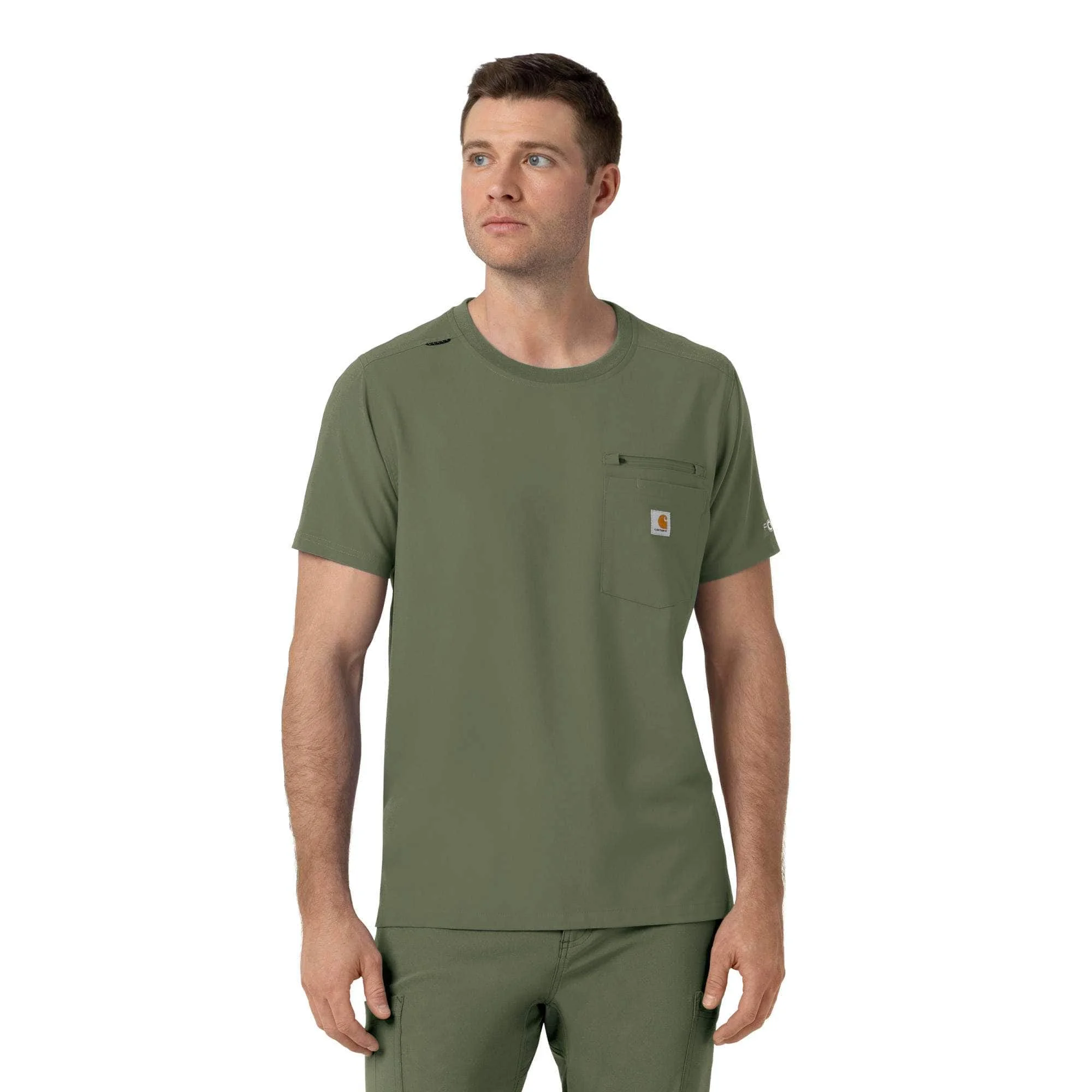 Force Cross-Flex Crew Neck Scrub Top - 1