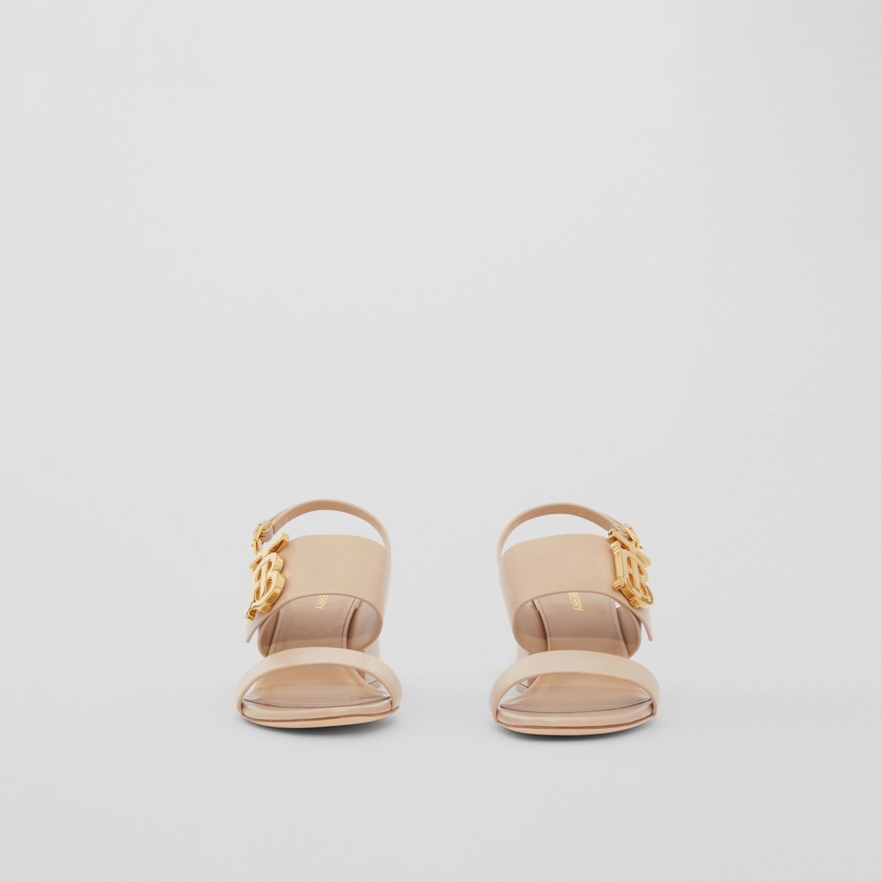 Monogram Motif Leather Block-heel Sandals - 4