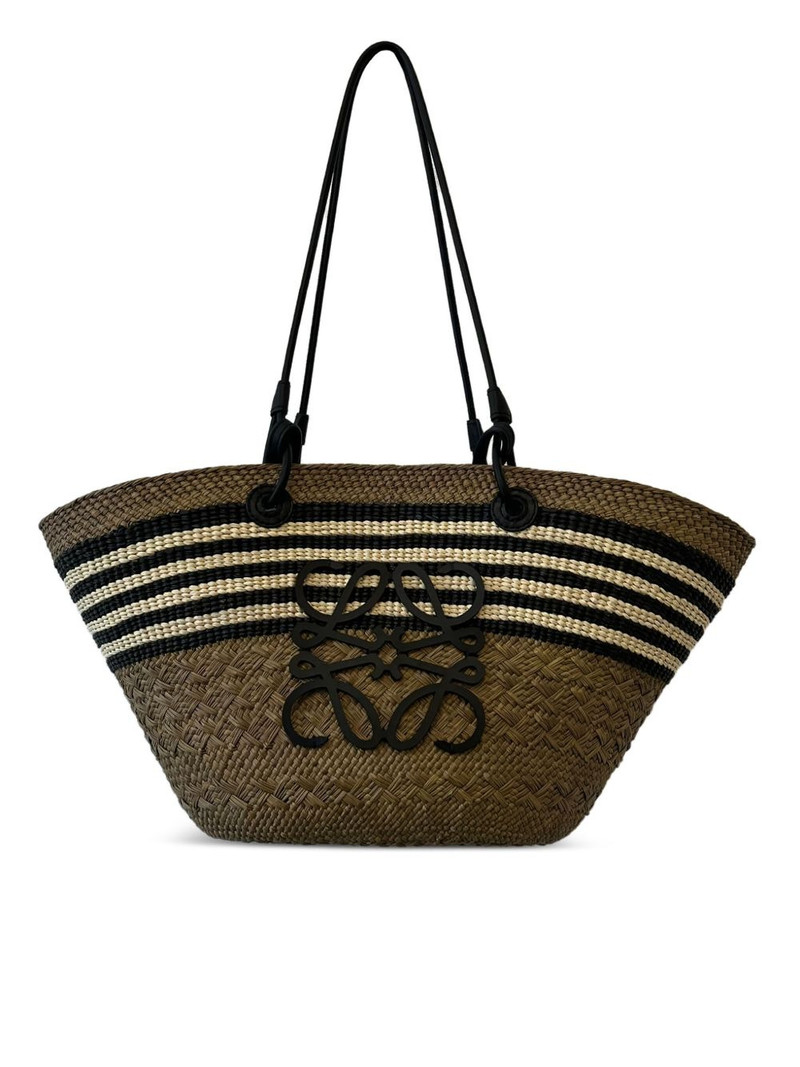 Loewe striped anagram basket bag outlook