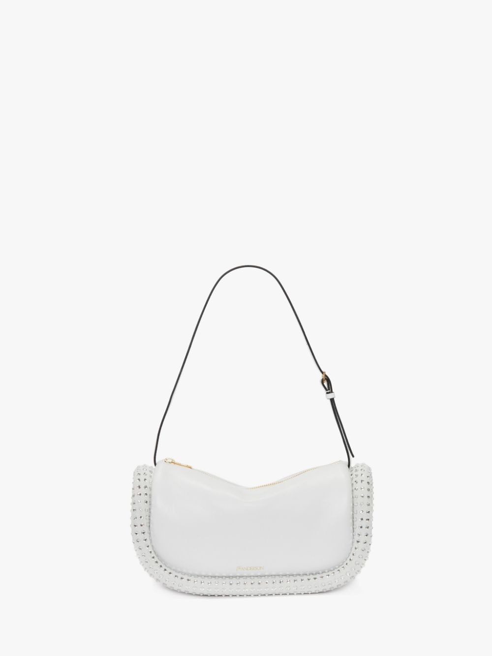 BUMPER-15 LEATHER SHOULDER BAG WITH CRYSTAL - 5