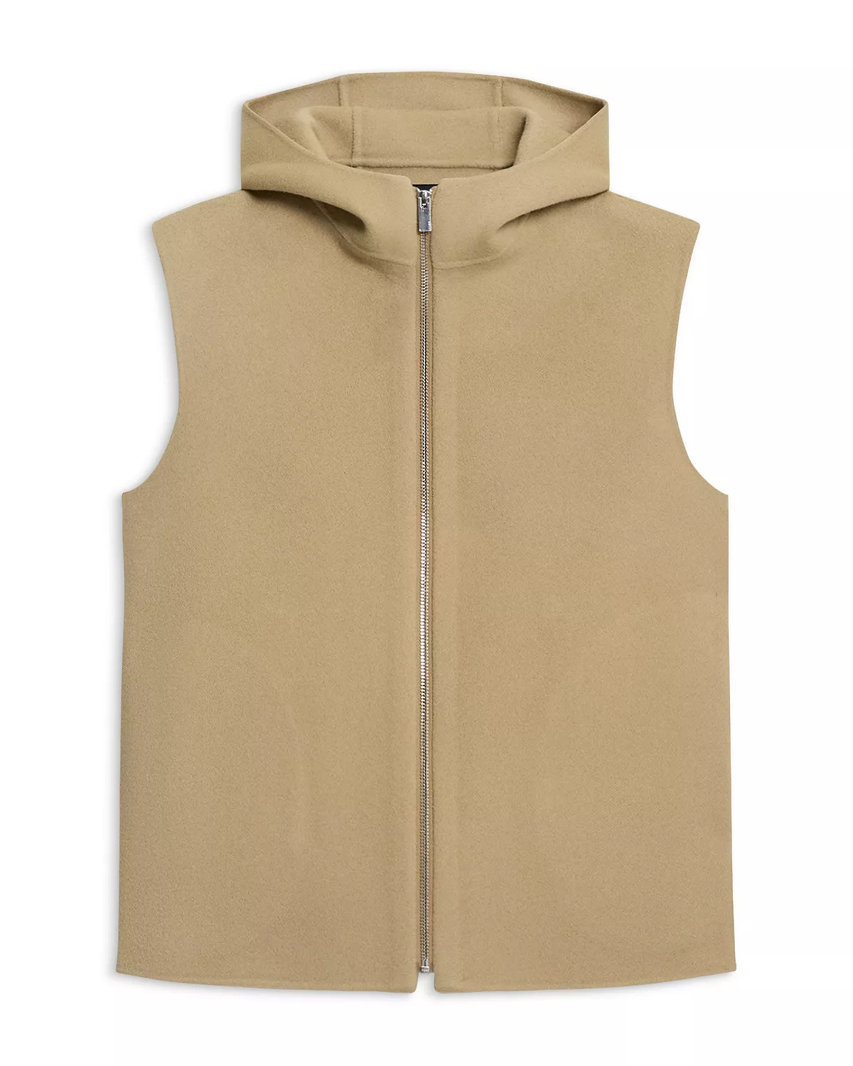 Hooded Wool & Cashmere Vest - 6