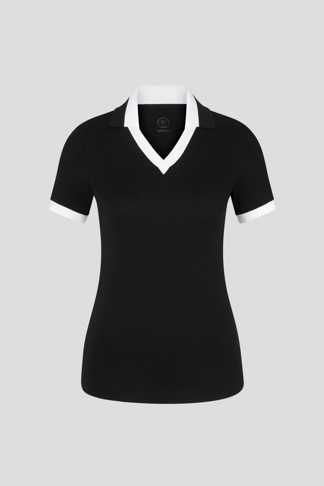 LUMA FUNCTIONAL POLO SHIRT IN BLACK - 1