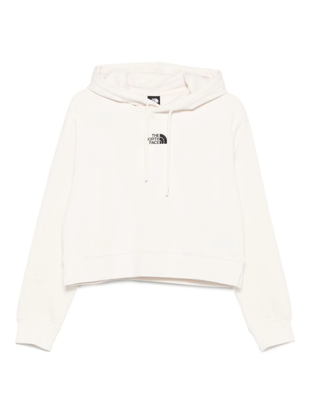 logo-embroidered hoodie - 1