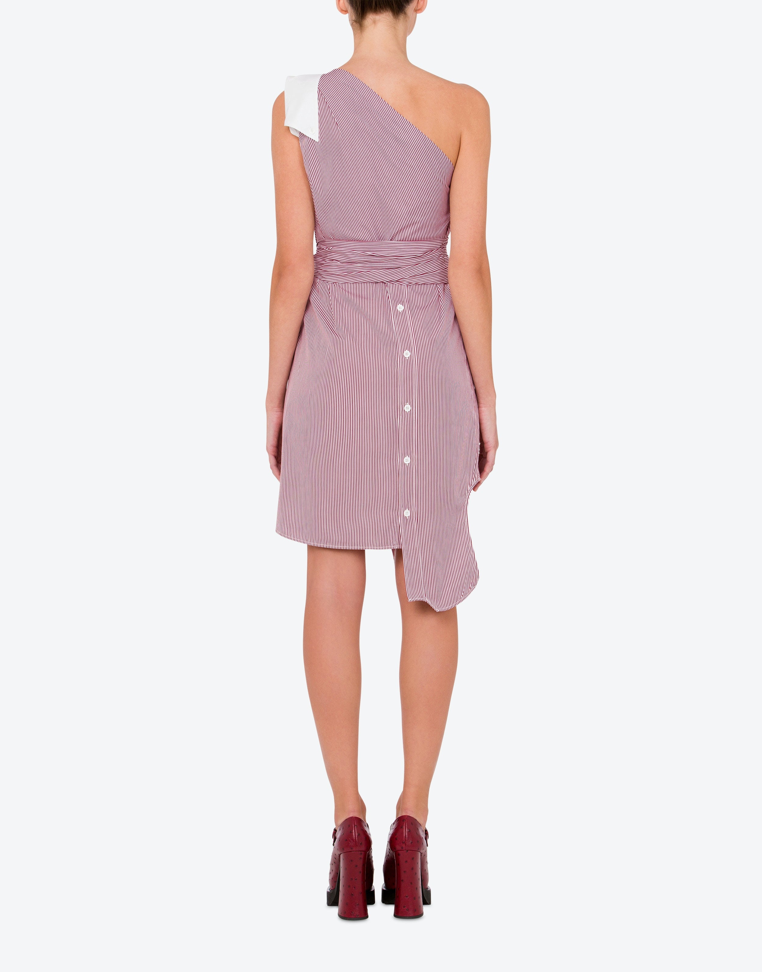 STRIPED POPLIN DRESS - 3