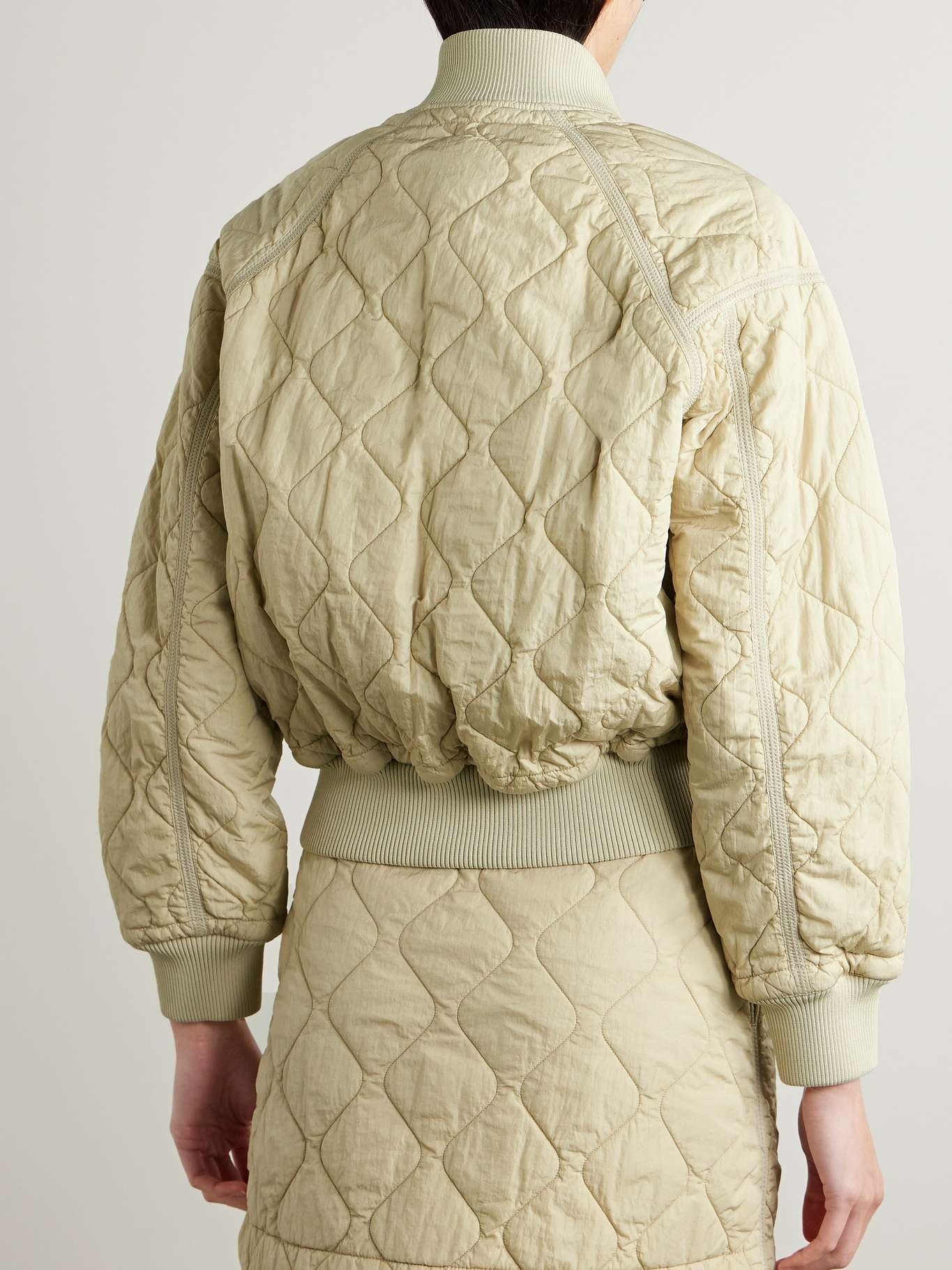 Quilted crinkled-shell jacket - 4