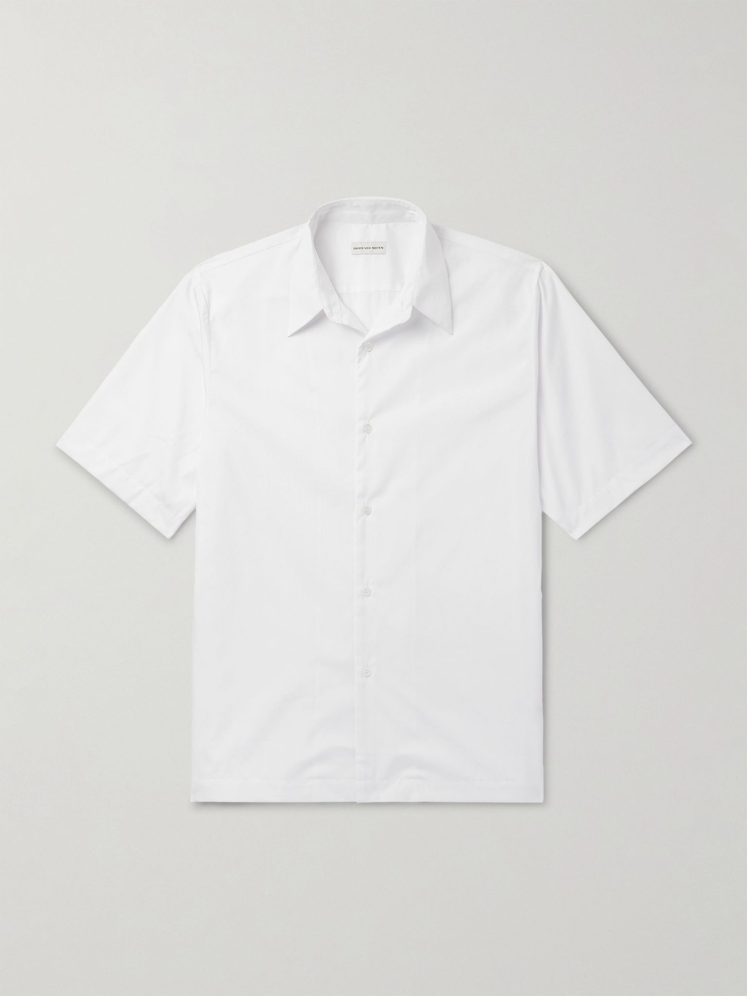 Cotton-Poplin Shirt White - 1