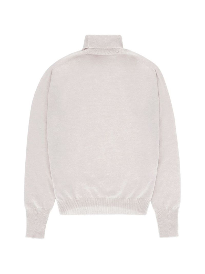 high-neck raglan-sleeve jumper 7