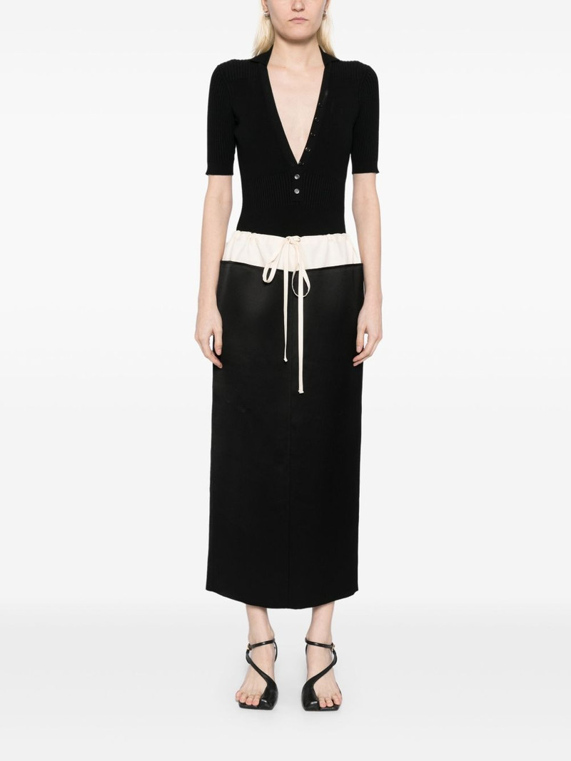 KHAITE panelled skirt outlook