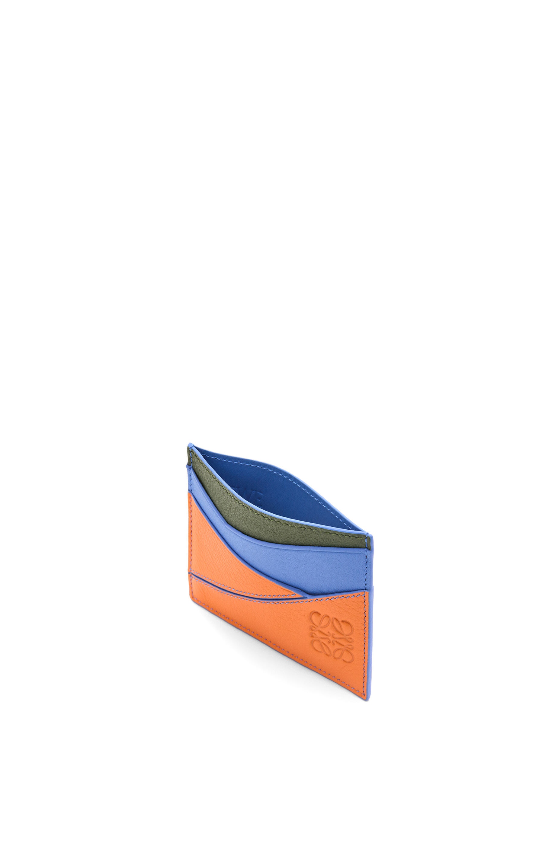 Puzzle plain cardholder in classic calfskin - 2