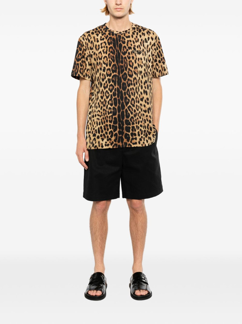 Moschino leopard-print T-shirt outlook