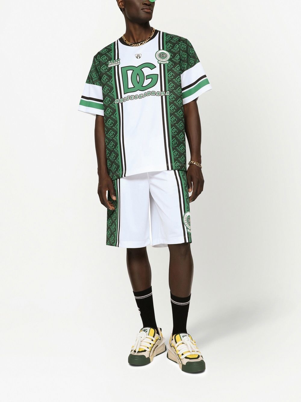 monogram-panelled shorts - 2