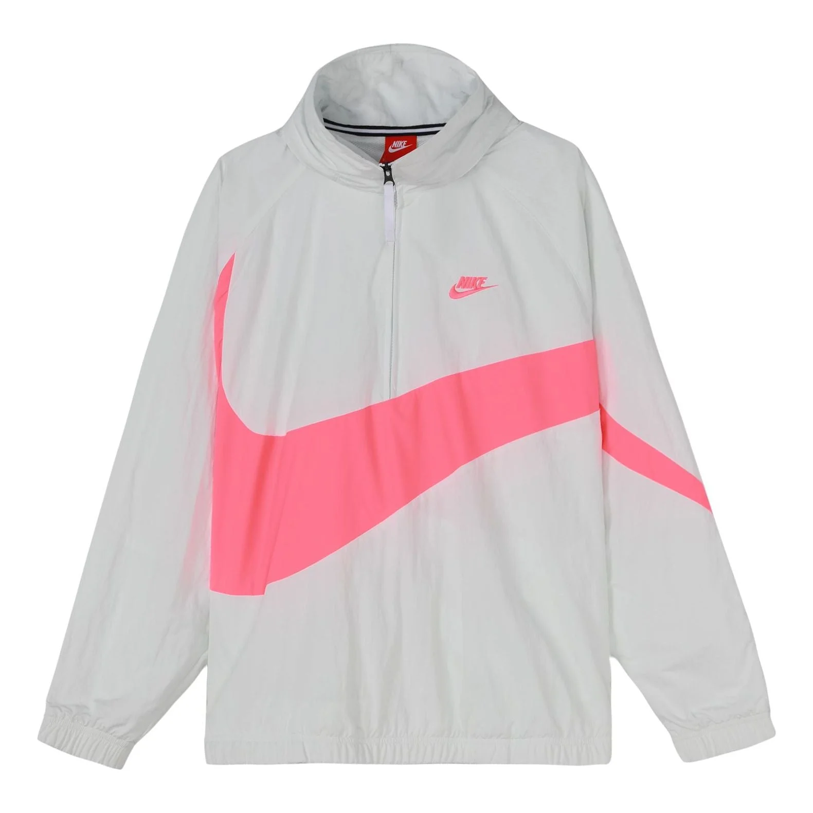 Nike Big Swoosh Half Zipper Jacket White AJ1404-122 - 1