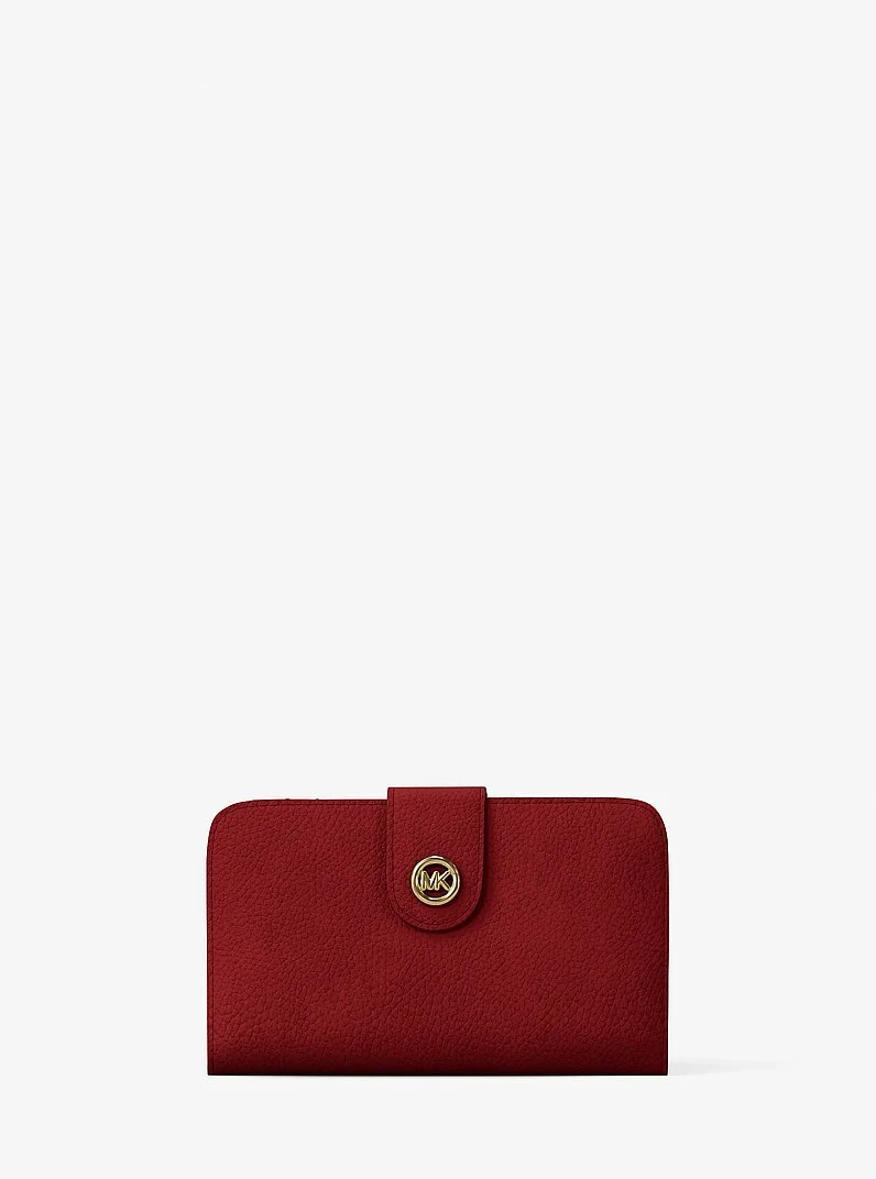 MK Pop Charm Medium Nubuck Wallet - 1
