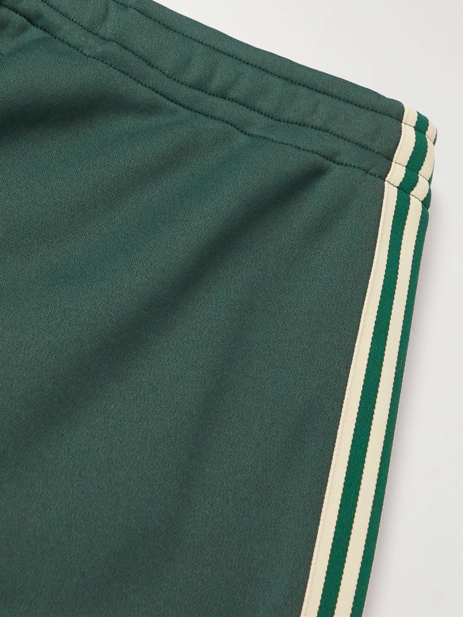 KAPITAL Flared Striped Tech-Jersey Track Pants for Men