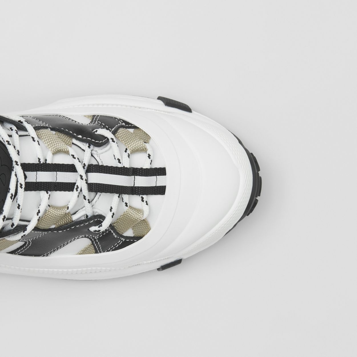 Icon Stripe Detail Leather Arthur Sneakers - 3