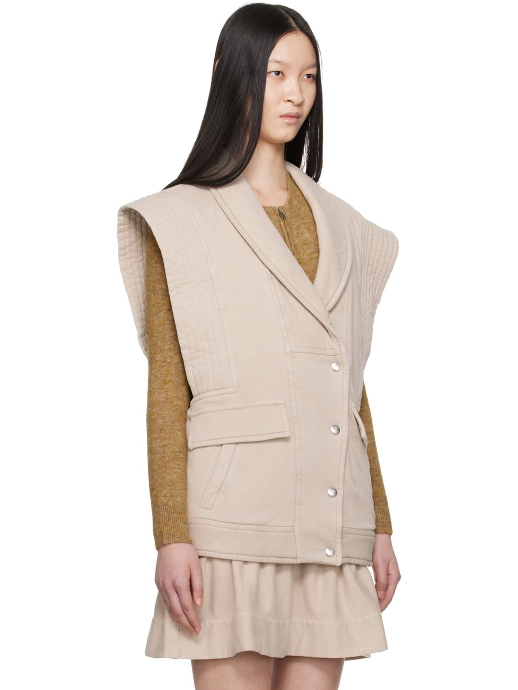 Beige Naelle Vest - 2