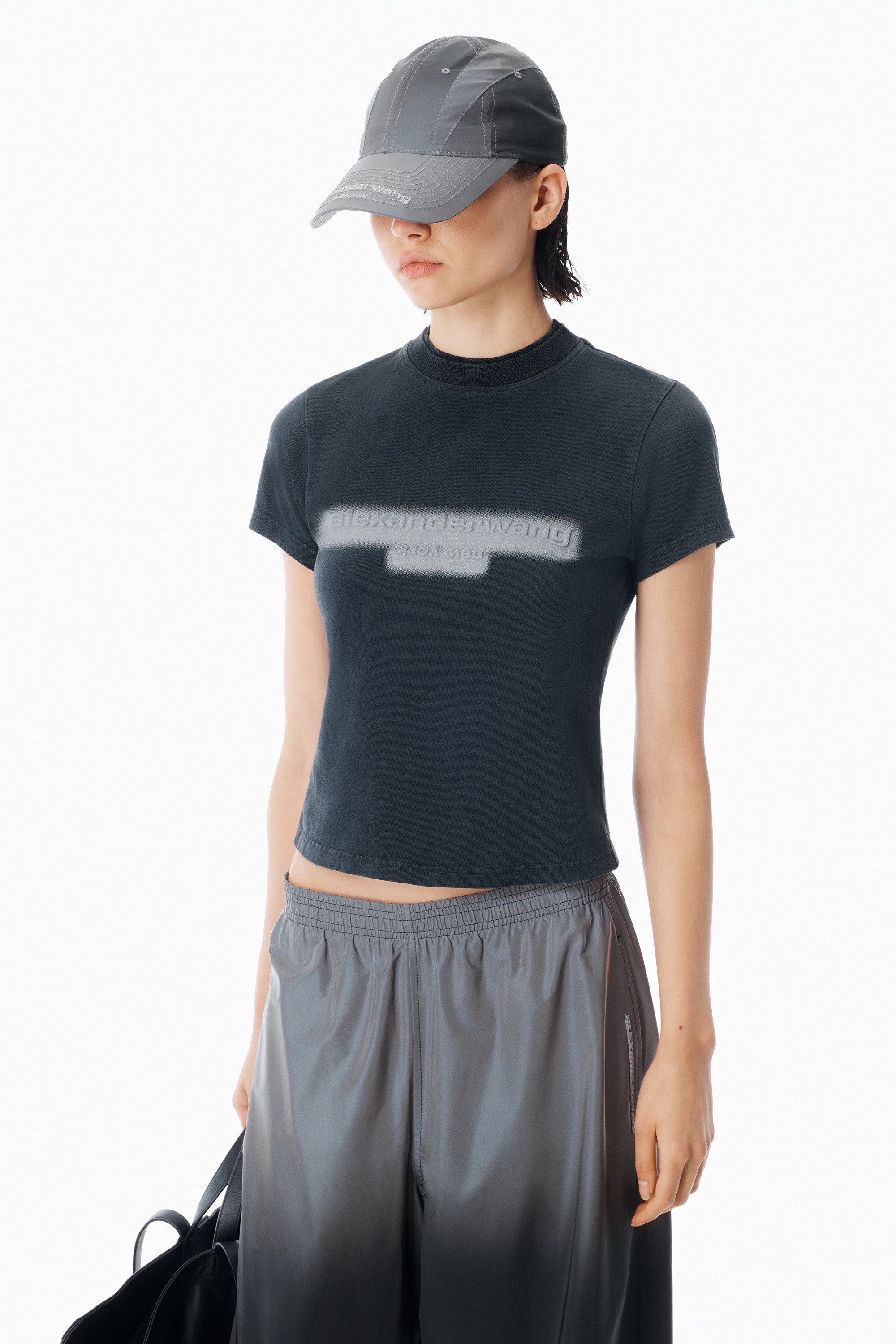 Reflective Halo Print Logo Tee - 3