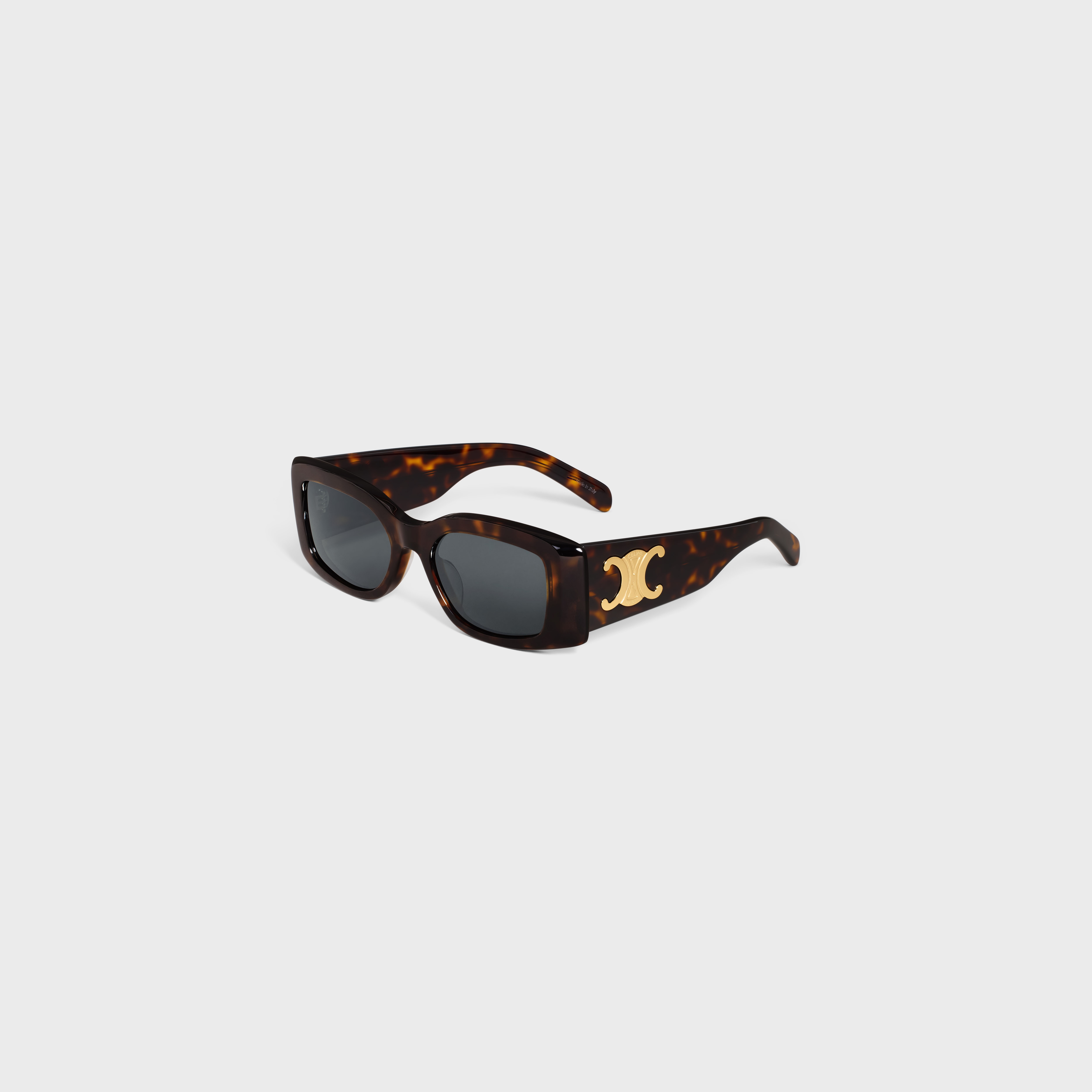 サングラス Celine Celine Triomphe Xl 01 Sunglasses Triomphe XL 01 rectanngular sunglasses in black - Celine