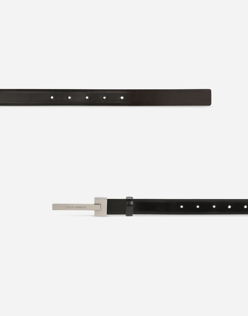 Dolce & Gabbana Brushed calfskin belt outlook