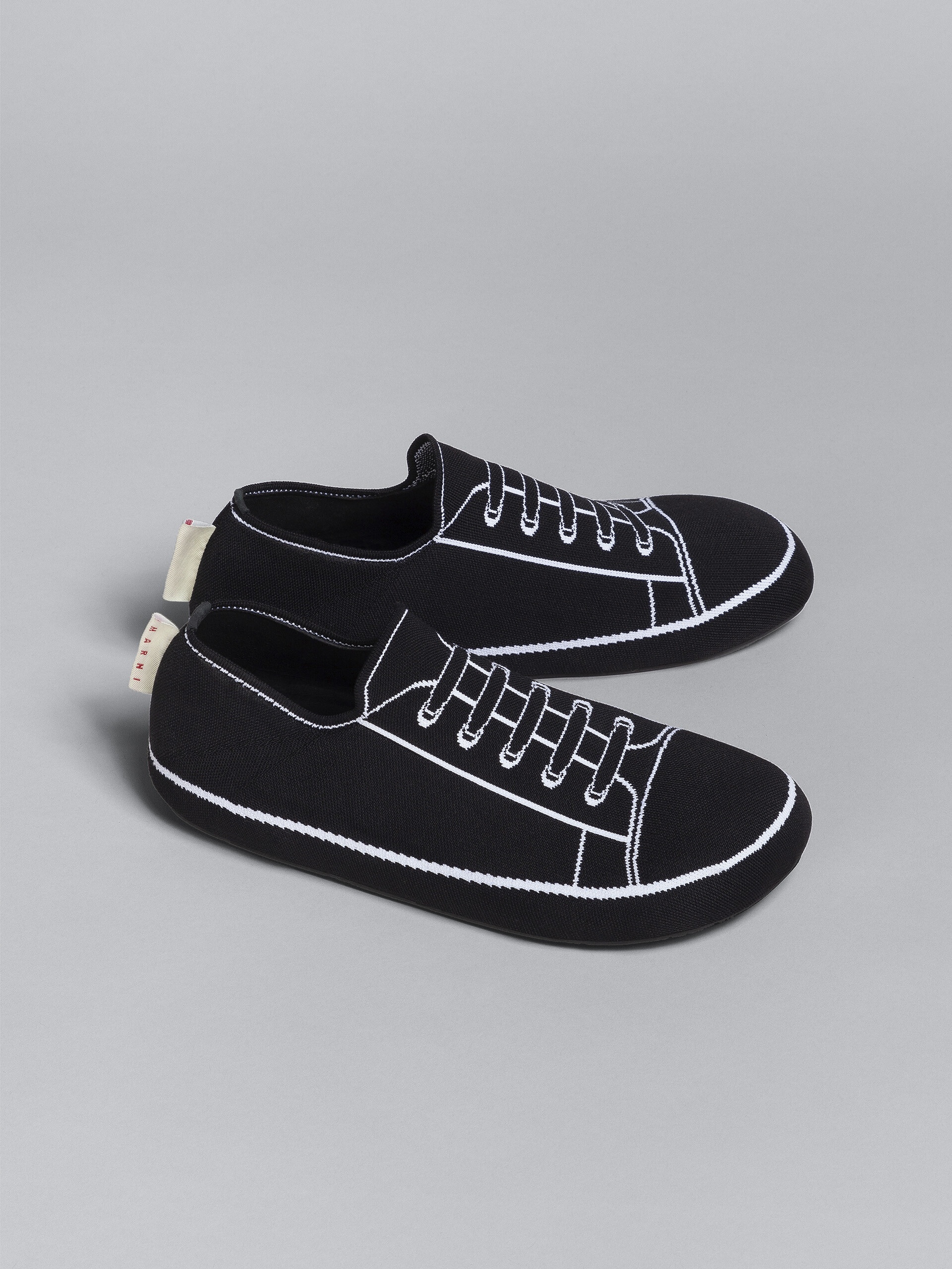 TROMPE L'ŒIL JACQUARD LOW-TOP SNEAKER - 5