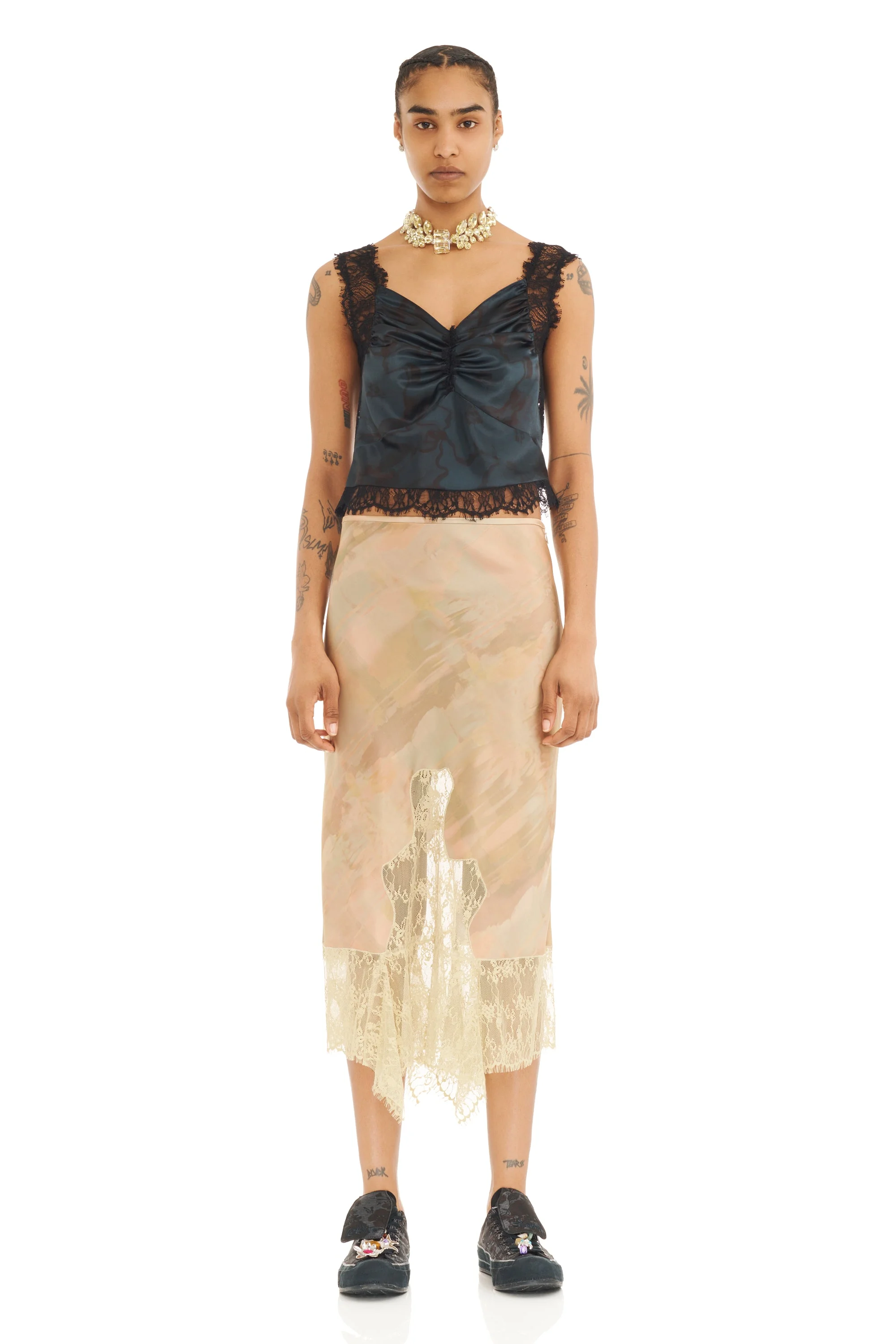 OLIVE GUA SHA HISS SKIRT - 1