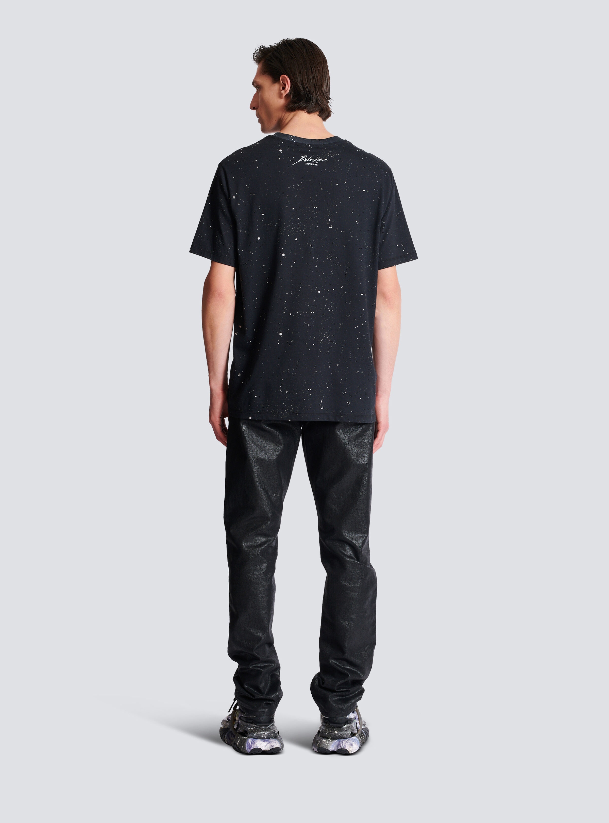Earth & Stars print T-shirt - 4
