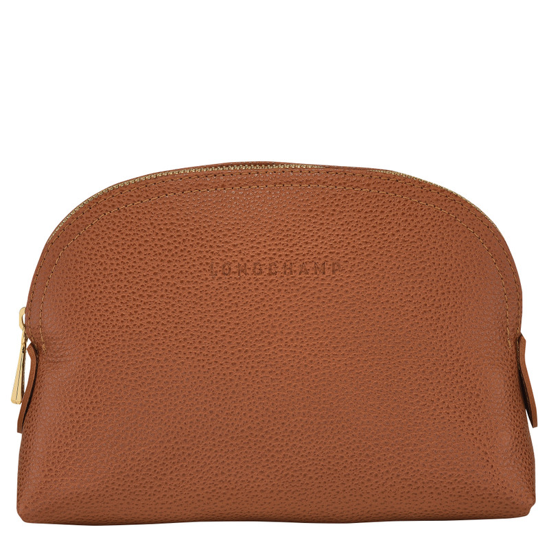 Le Foulonné Pouch Caramel - Leather 1