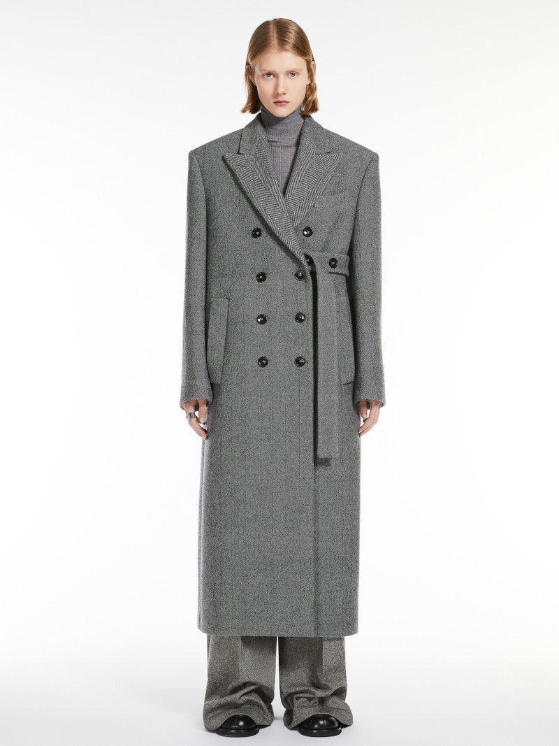 BILLY Asymmetric wool coat 3