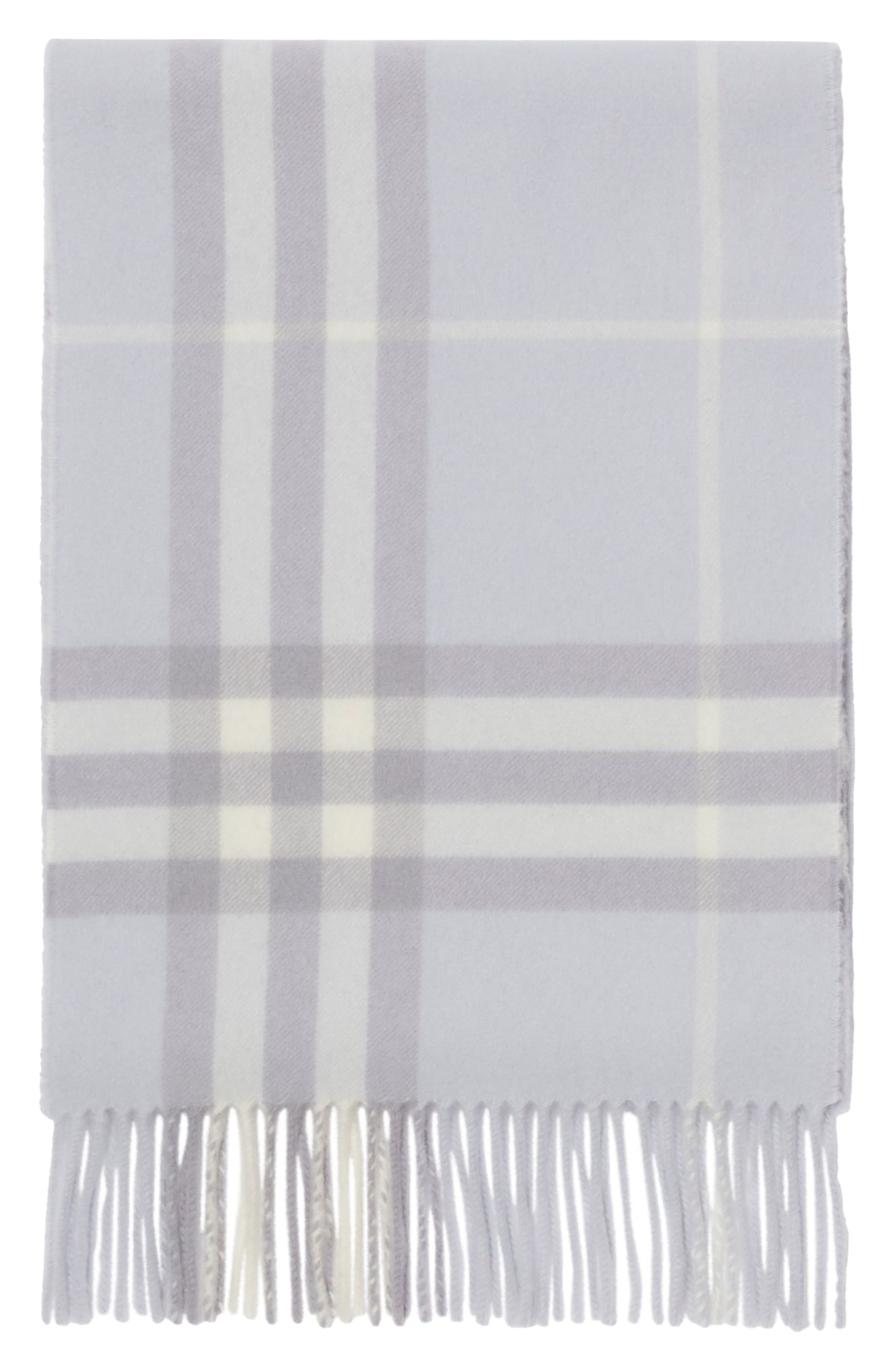 burberry Giant Check Cashmere Scarf in Mist at Nordstrom - 2