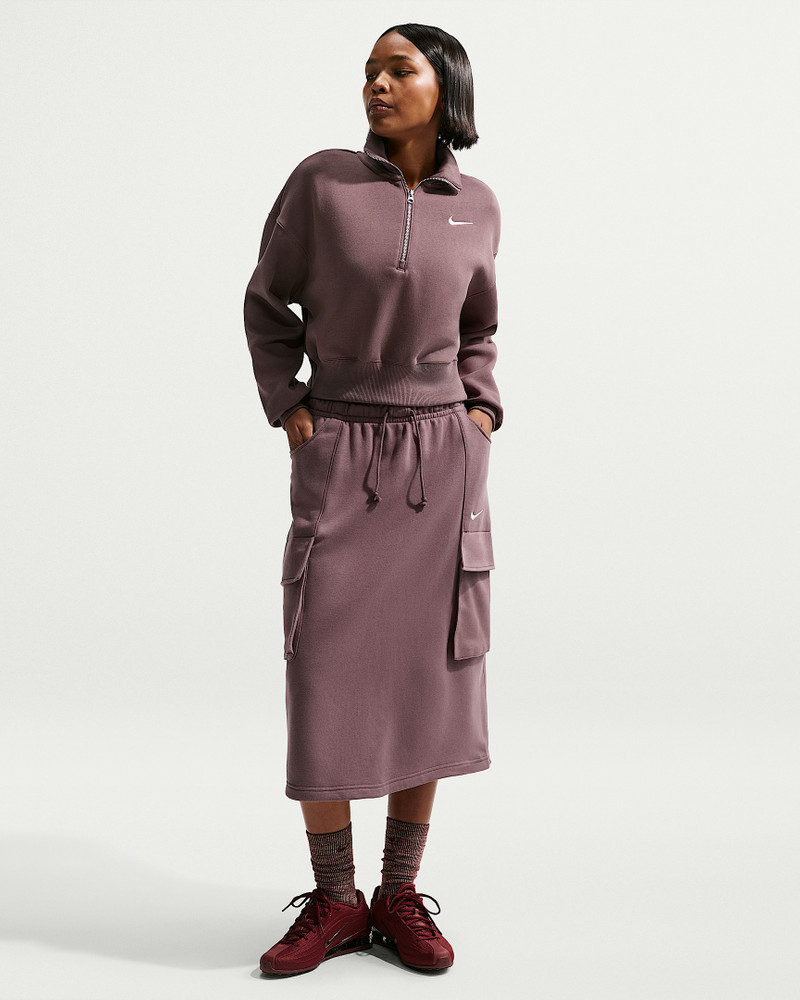Nike Sportswear Phoenix Fleece Women's Cargo Midi Skirt 1