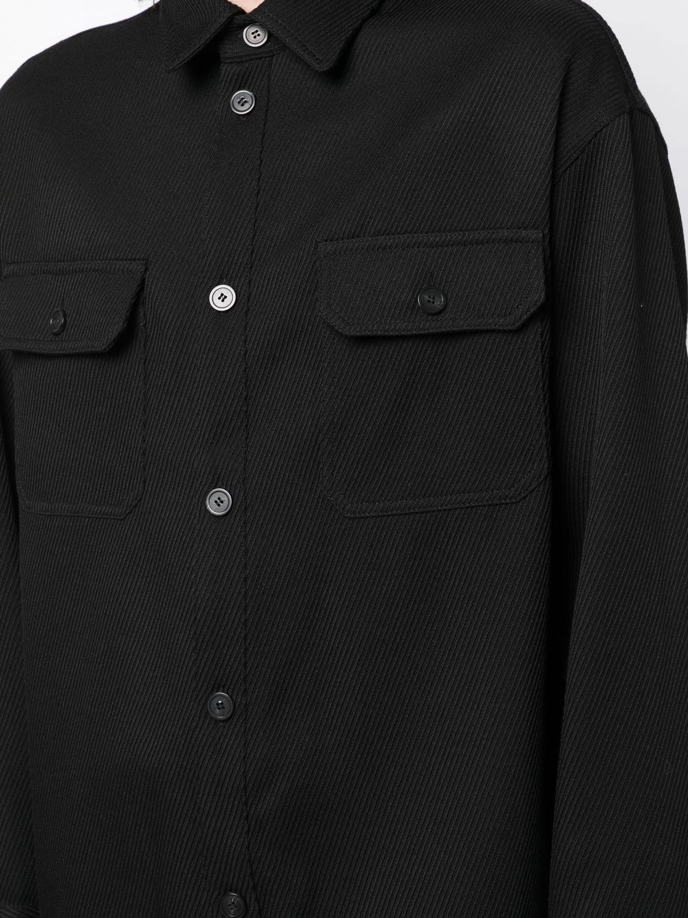 woollen shirt jacket - 5