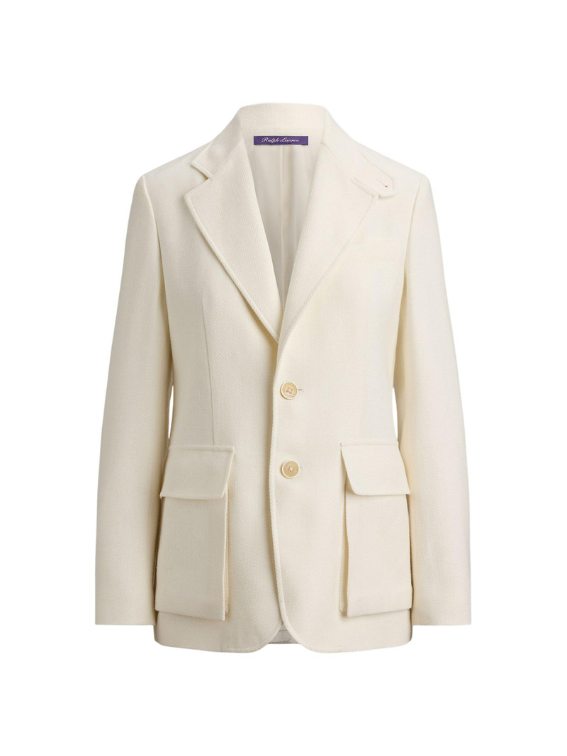 Women's Preston II Herringbone Tweed Jacket - Cream 1