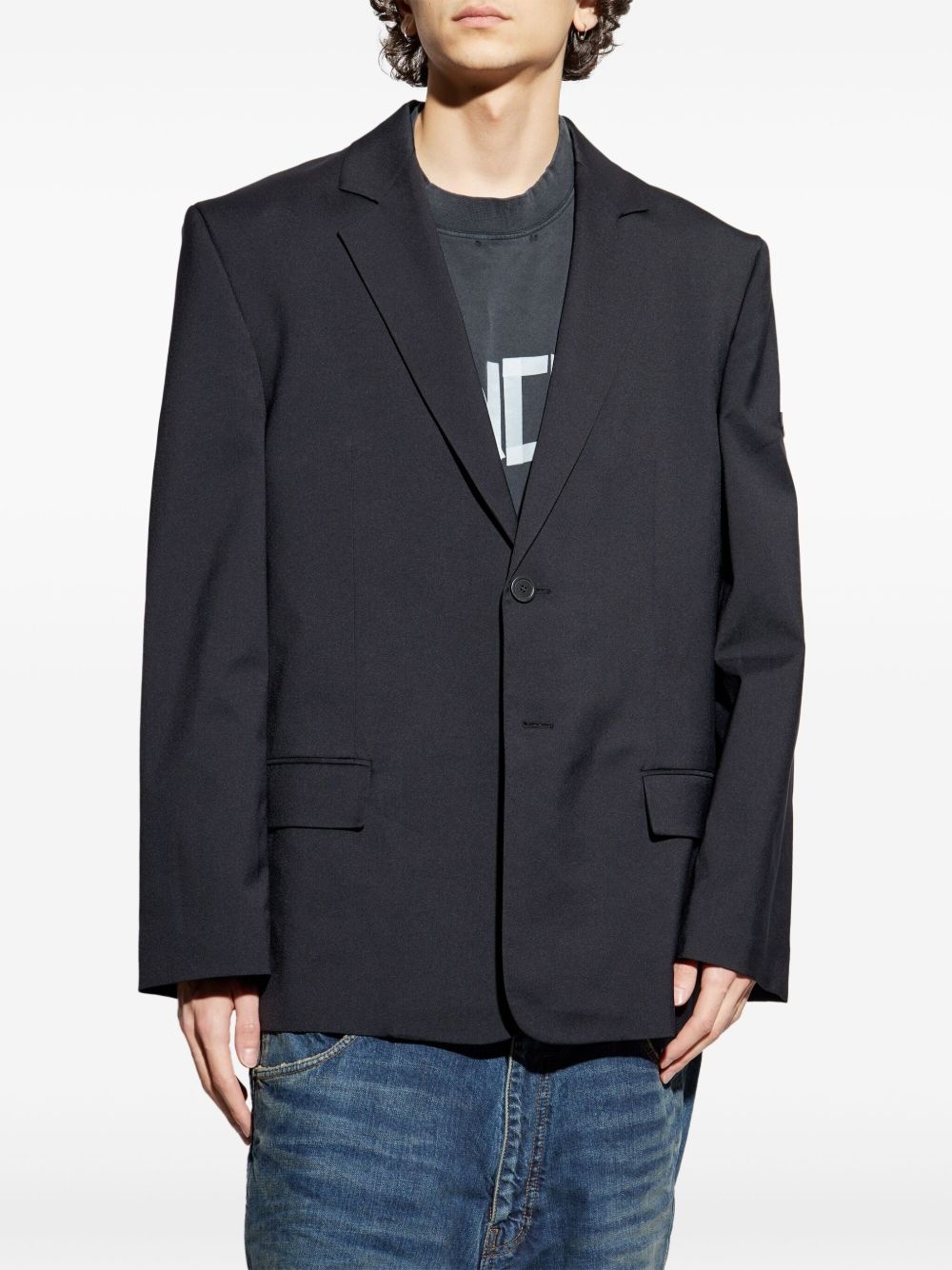 single-breasted blazer - 3