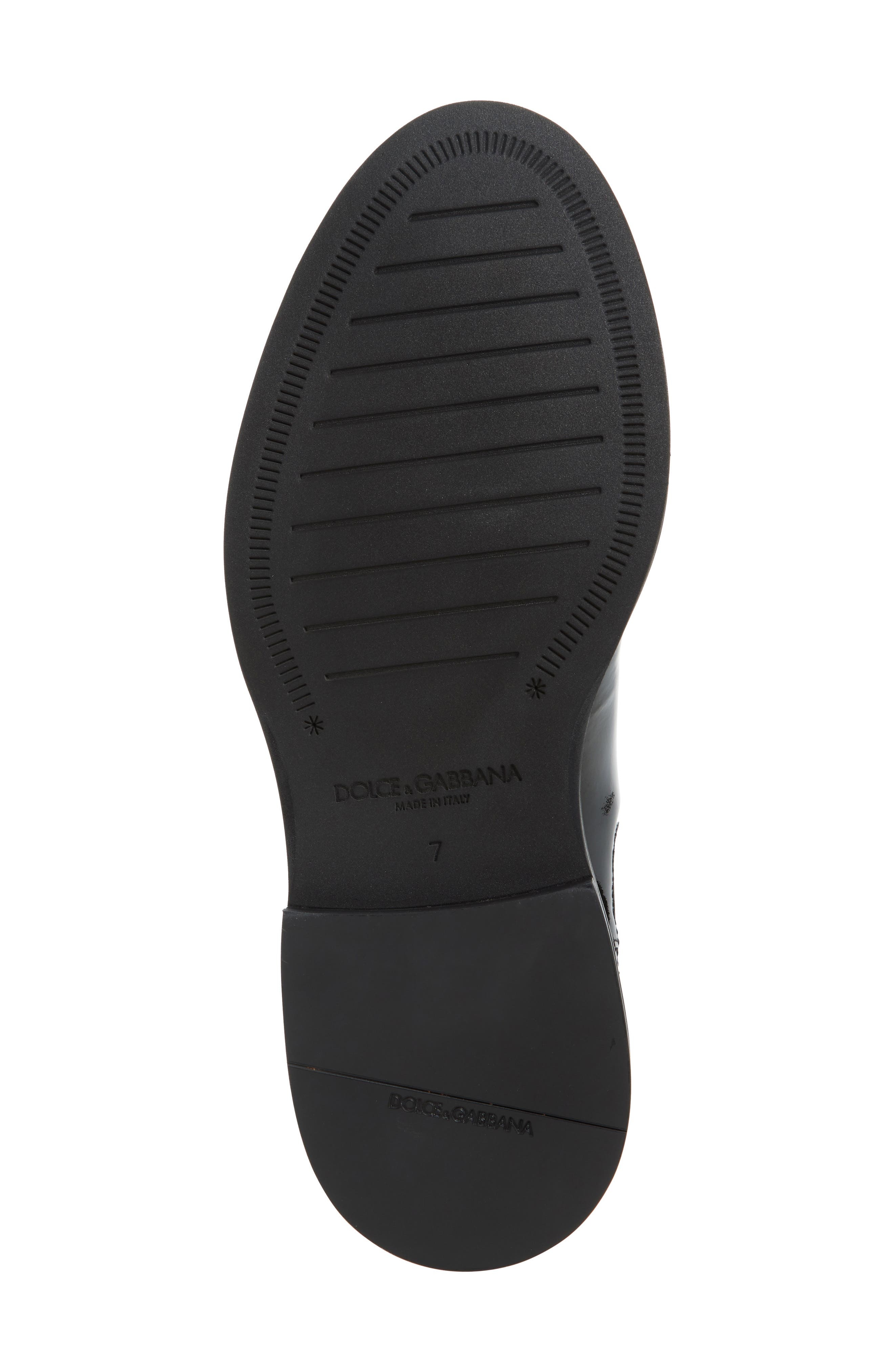 Dolce&Gabbana Vernice Patent Leather Chelsea Boot in 80999 Nero at Nordstrom - 6