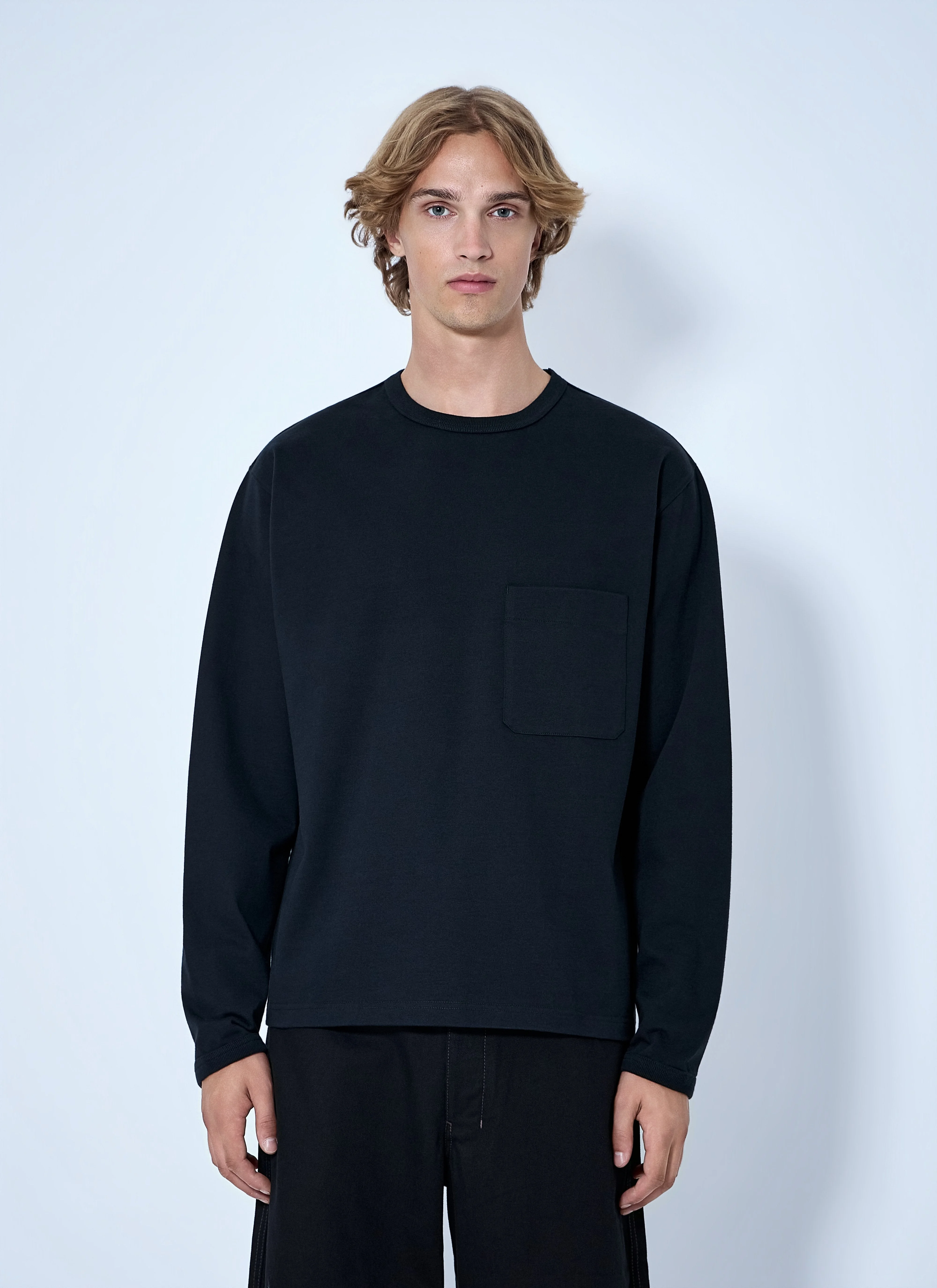 Lemaire Men Boxy Long Sleeve Tee - 1