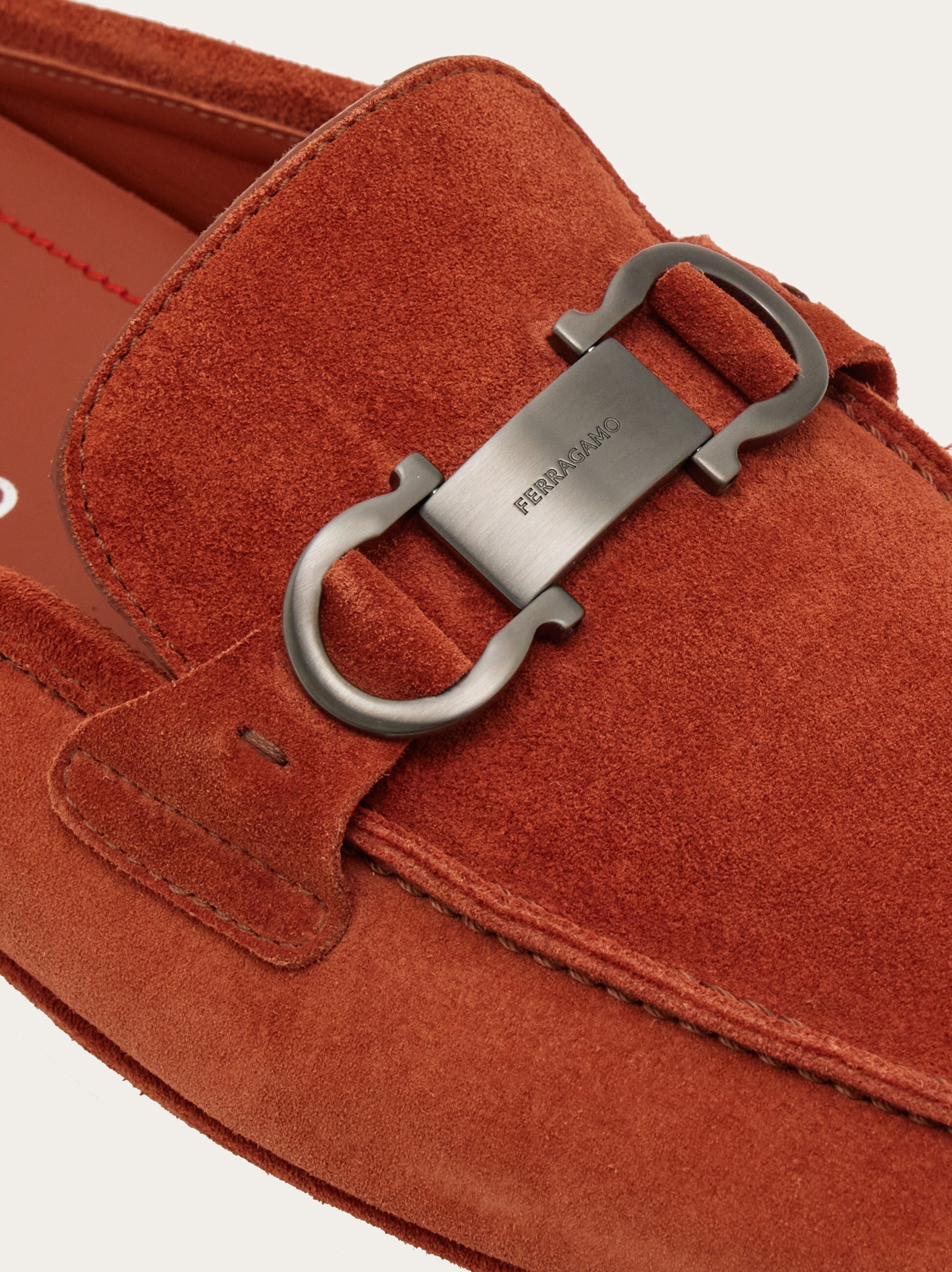 Loafer mule with Gancini ornament - 7