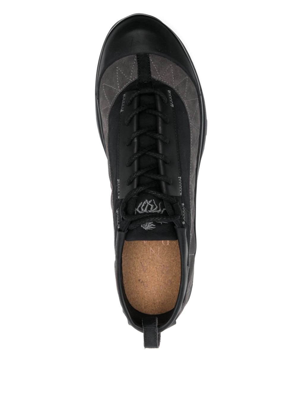 panelled sneakers - 4