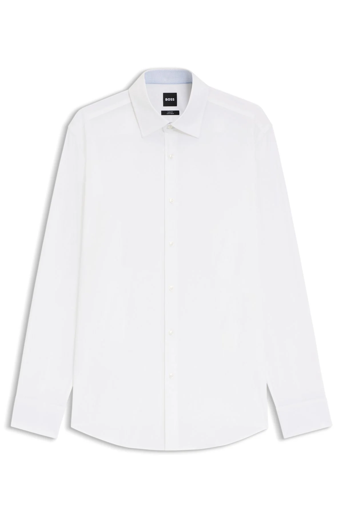 EASY-IRON SLIM-FIT SHIRT IN STRETCH-COTTON POPLIN - 1